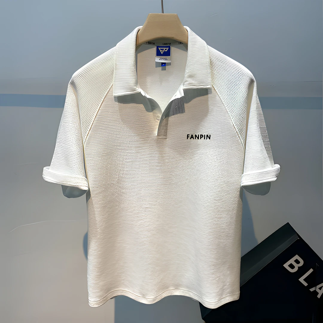 okkdey潮牌t恤上衣男士夏季薄款短袖polo衫高端翻领休闲百搭半袖