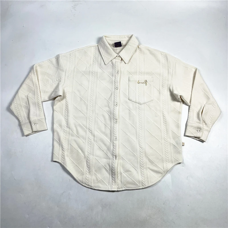 李宁女子运动潮流系列休闲外套春秋季时尚宽松型翻领衬衫AFDU040