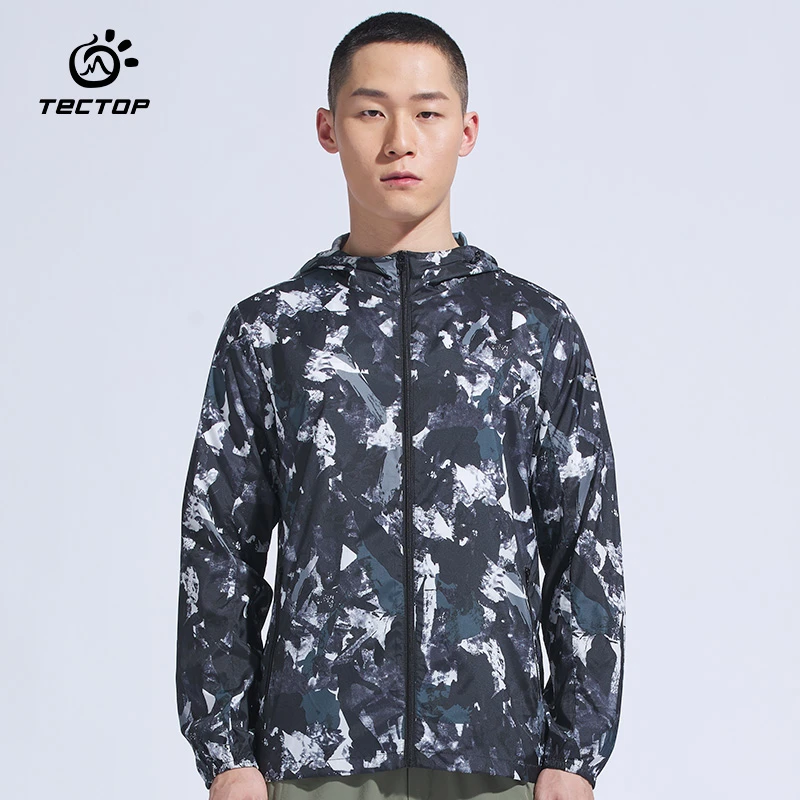 TECTOP/探拓城市户外男士时尚休闲梭织滑面皮肤衣APB610117
