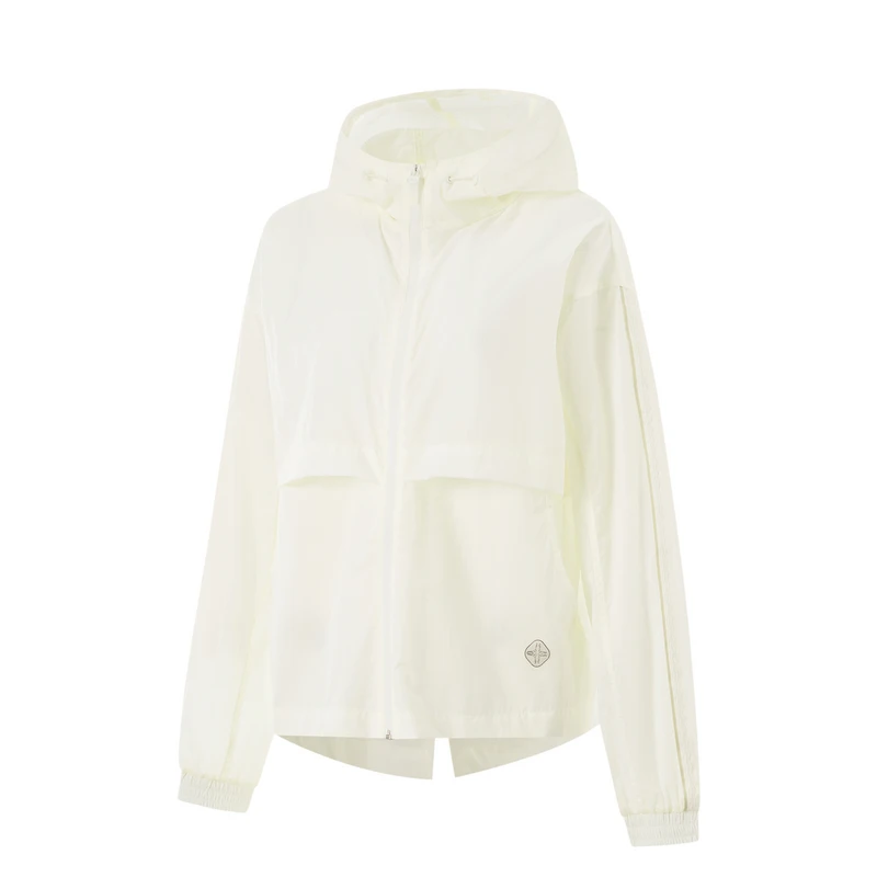 李宁风衣女款秋季健身舒适简约宽松休闲运动风衣AFDU896--B品