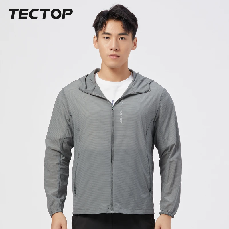TECTOP/探拓男子春夏时尚舒适户外休闲轻薄皮肤衣外套1320229PF
