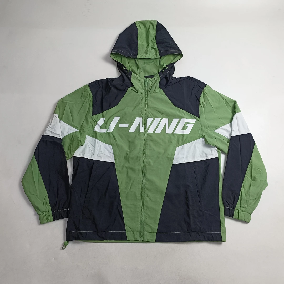 李宁男子运动潮流系列秋冬防风保暖宽松休闲风衣AFDU311-B品