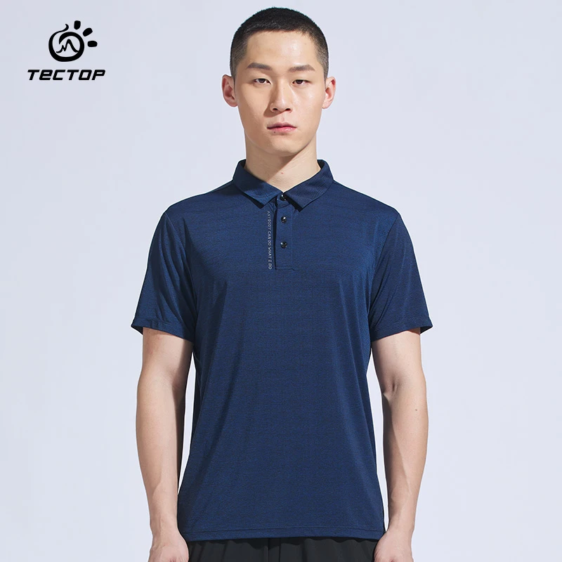 TECTOP/探拓男子春夏户外时尚休闲透气短袖POLO衫AJB612211