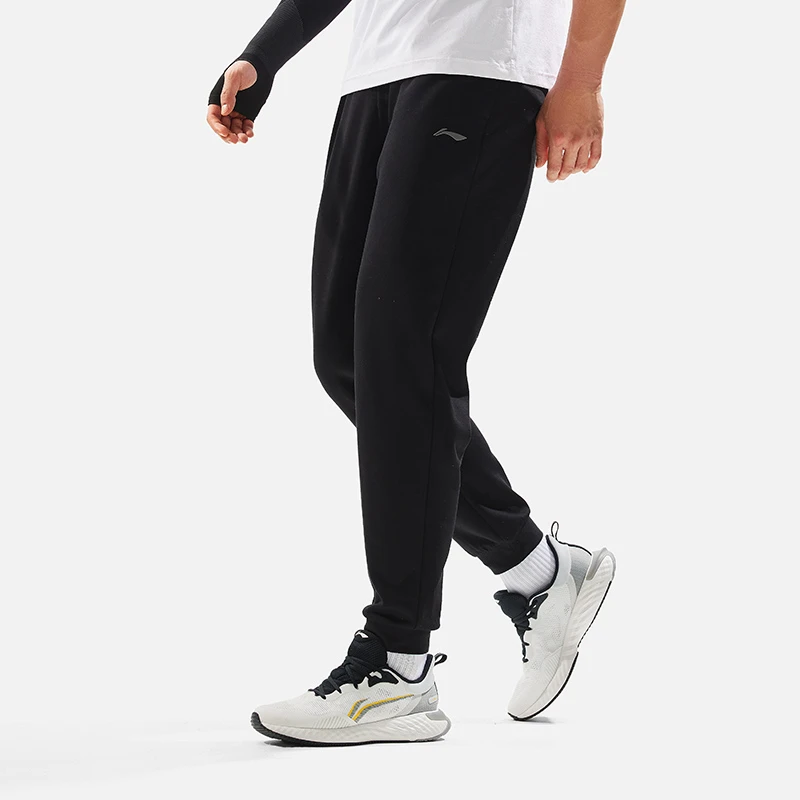 LI-NING/李宁卫裤男新款健身男子束脚速干运动长裤AKLU481-B品