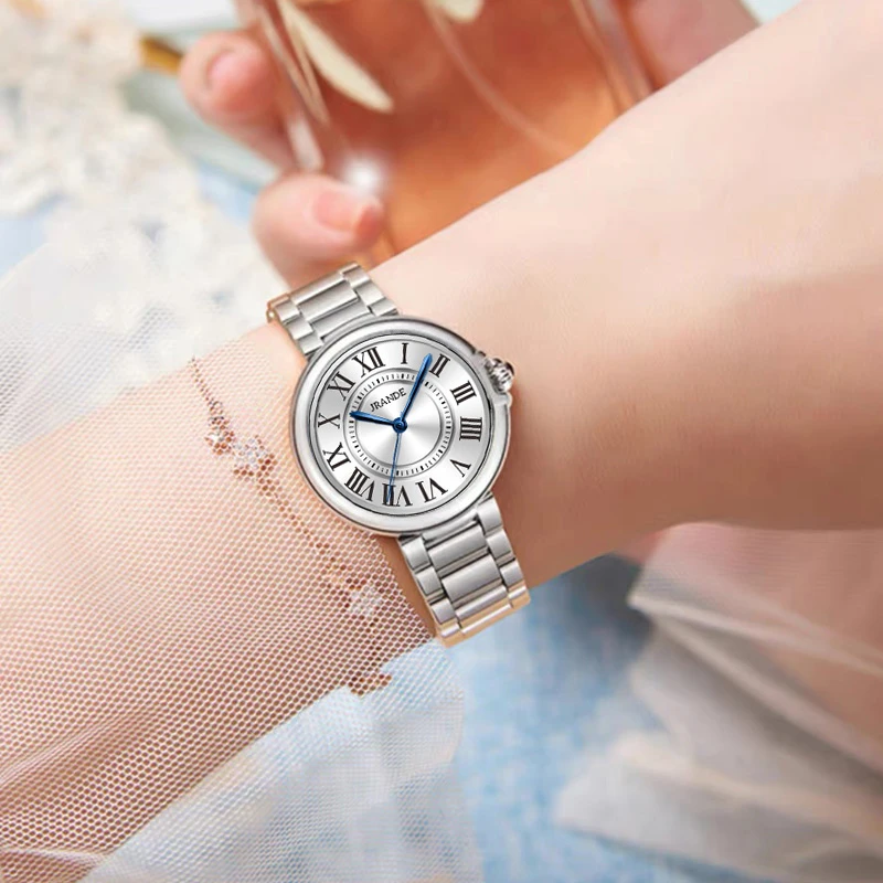 歌浪迪/JRANDE女士手表钢带正品蓝气球高颜值百搭H9750L-G HP3