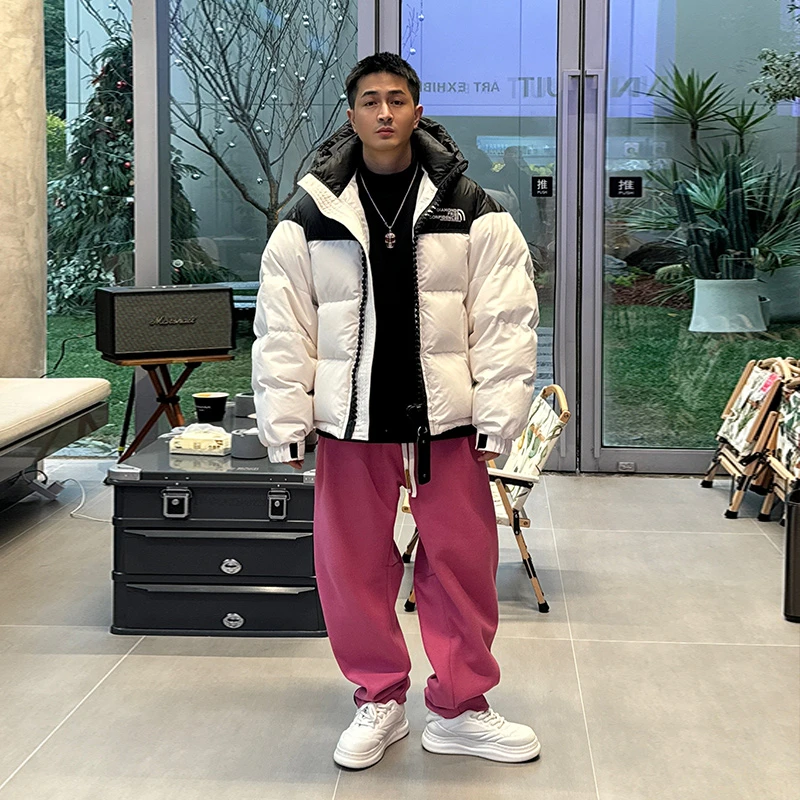 到位男装秋冬时尚大牌廓形面包羽绒服H8819