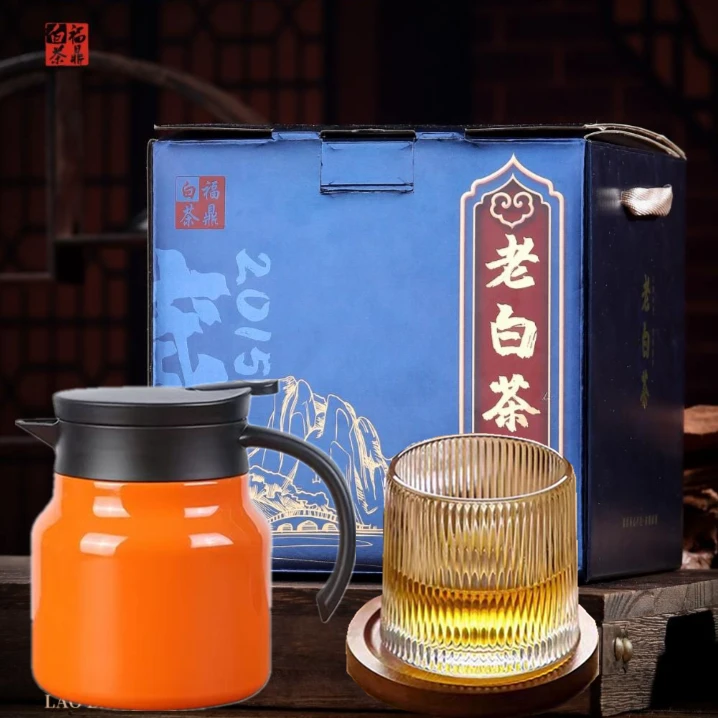 【列茶阵】送闷泡壶-转转杯福鼎白茶【老寿眉】250g