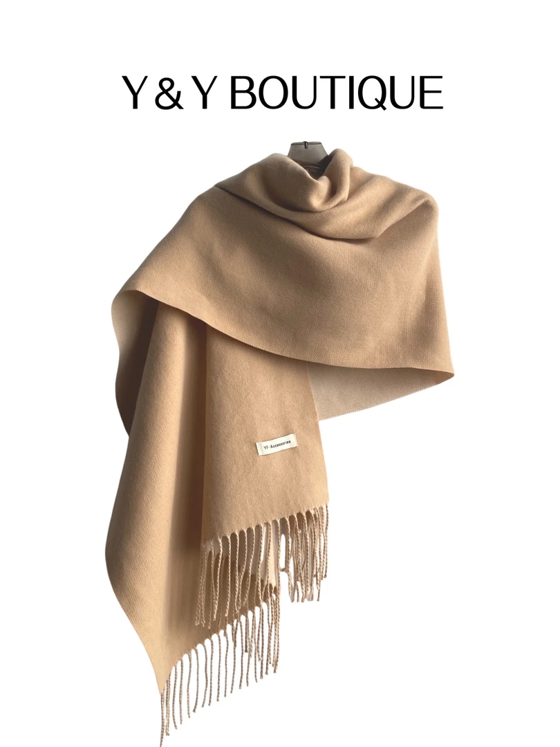 【流苏围巾】秋冬经典胜似羊绒高级感时尚保暖加厚加宽双色围巾