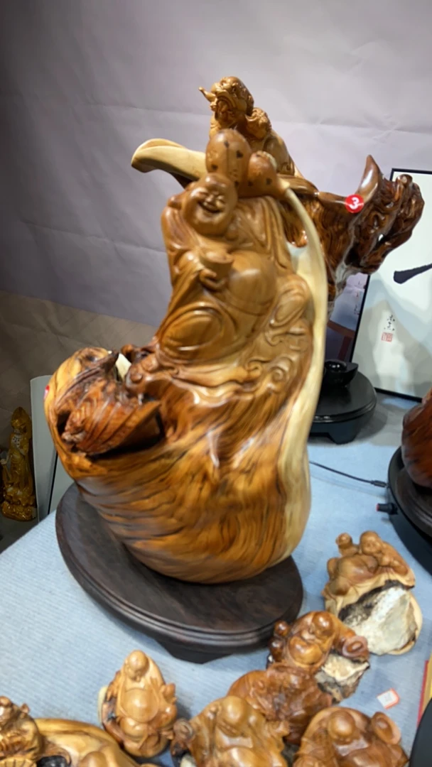 崖柏工艺品摆件雕刻手工