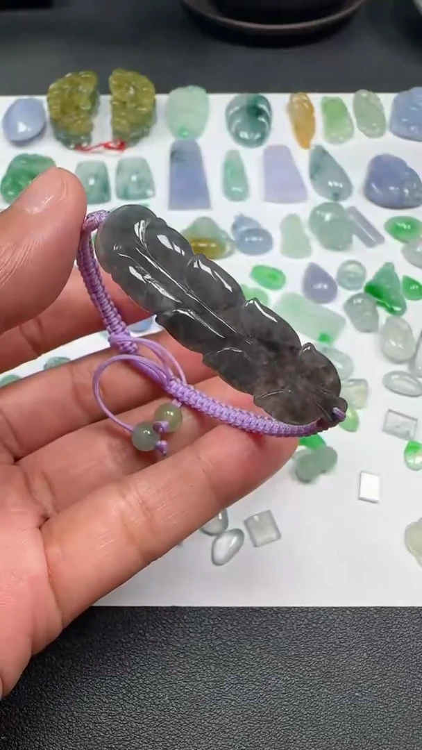 【闪购商品】定制翡翠未镶嵌毛货羽毛