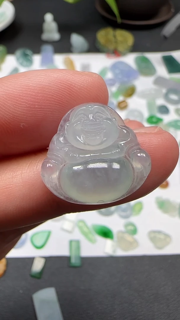 【闪购商品】定制翡翠未镶嵌毛货佛公