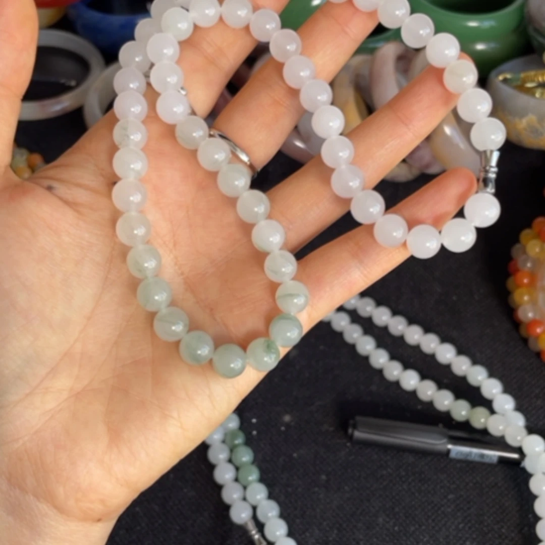 【闪购商品】石英质玉颈饰合金38