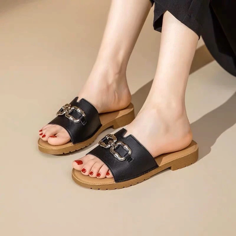 夏季1202平底凉拖女鞋23X