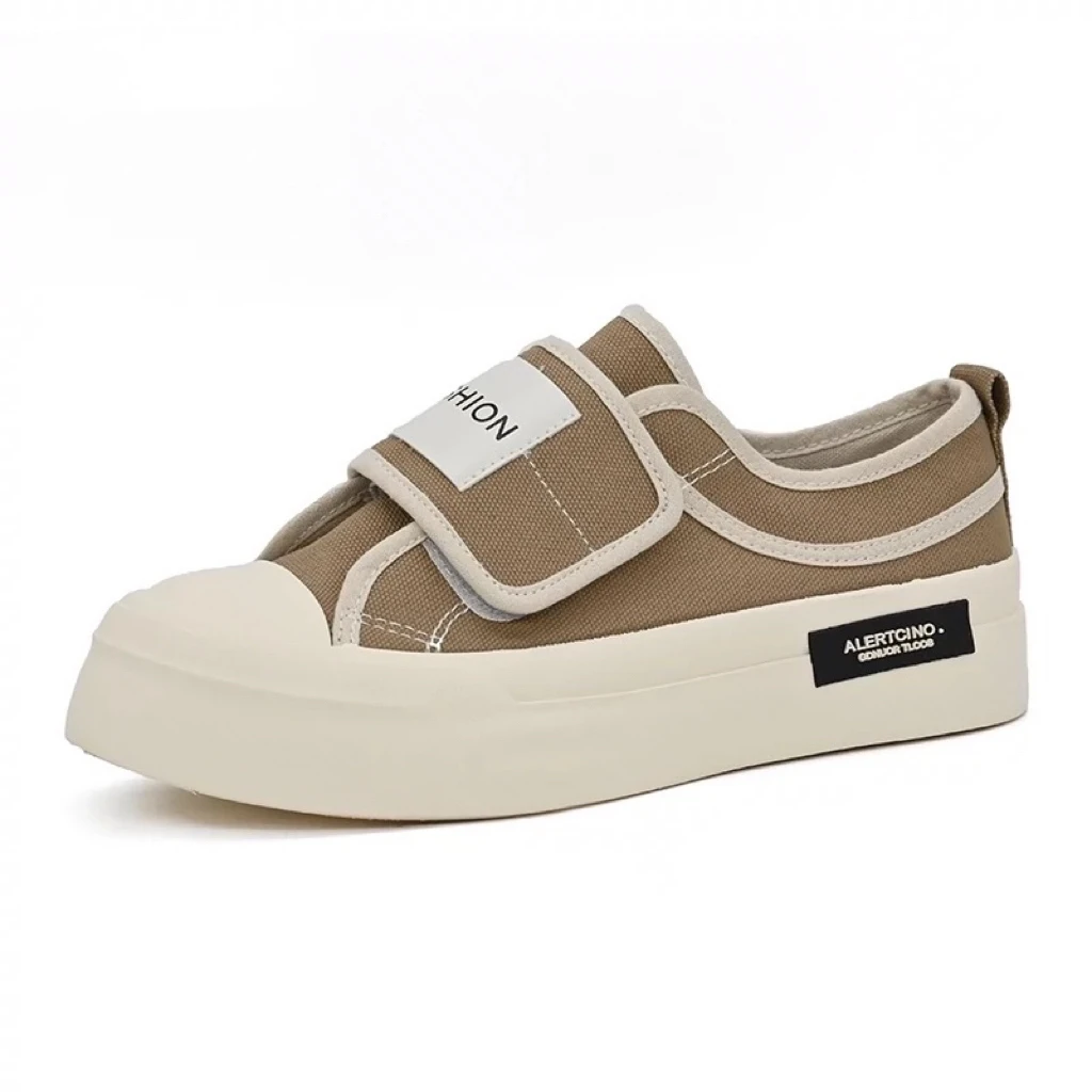 秋季新款7019平底魔术贴帆布鞋23Q