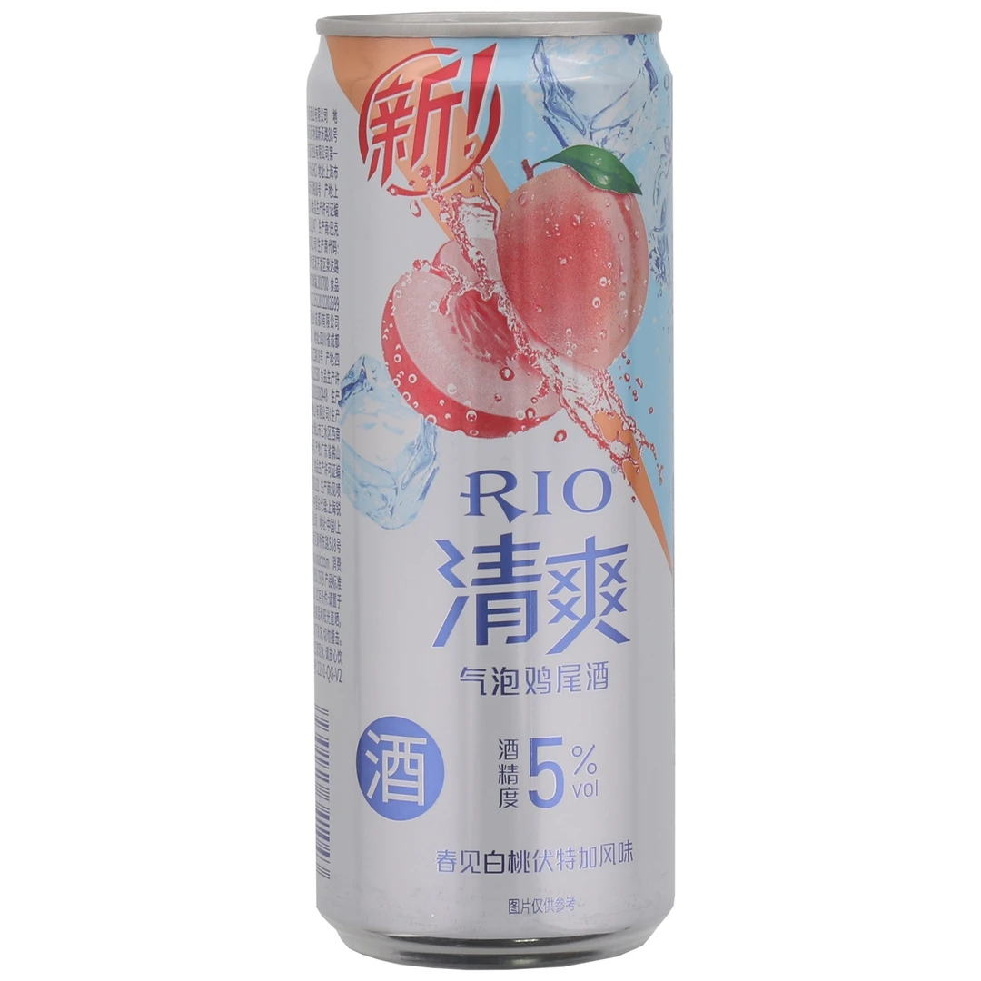 锐澳清爽春见白桃伏特加风味500ml