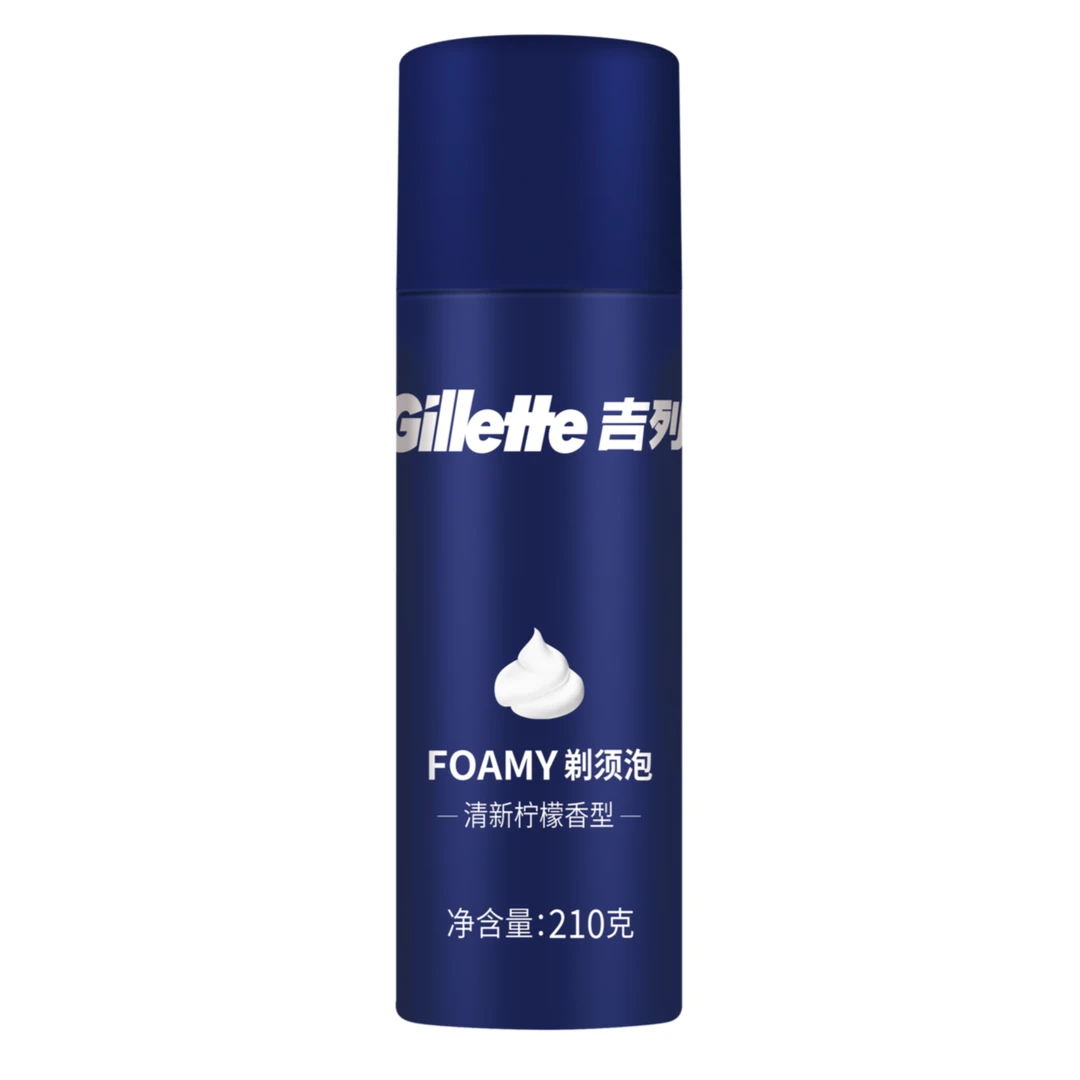 Gillette/吉列剃须泡沫210g 清新柠檬香型