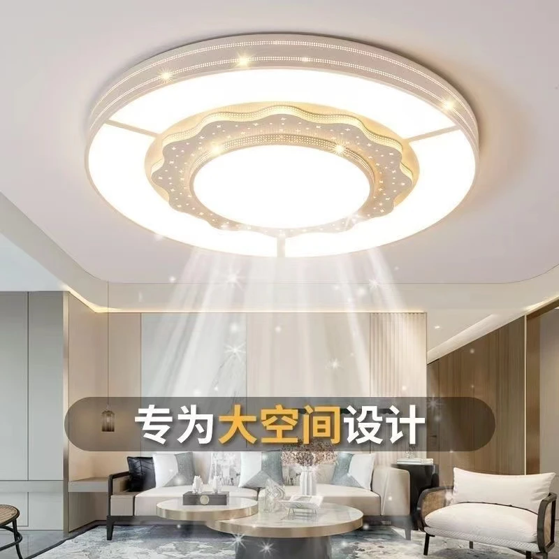 led客厅吸顶灯2024年新款酒店大厅大圆灯现代简约大气会议室主灯