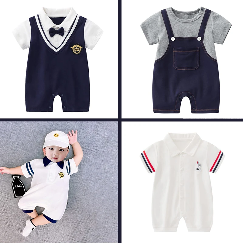 【夏季短袖礼服】婴儿短袖爆款合集哈衣爬服新生儿推荐满月服周岁