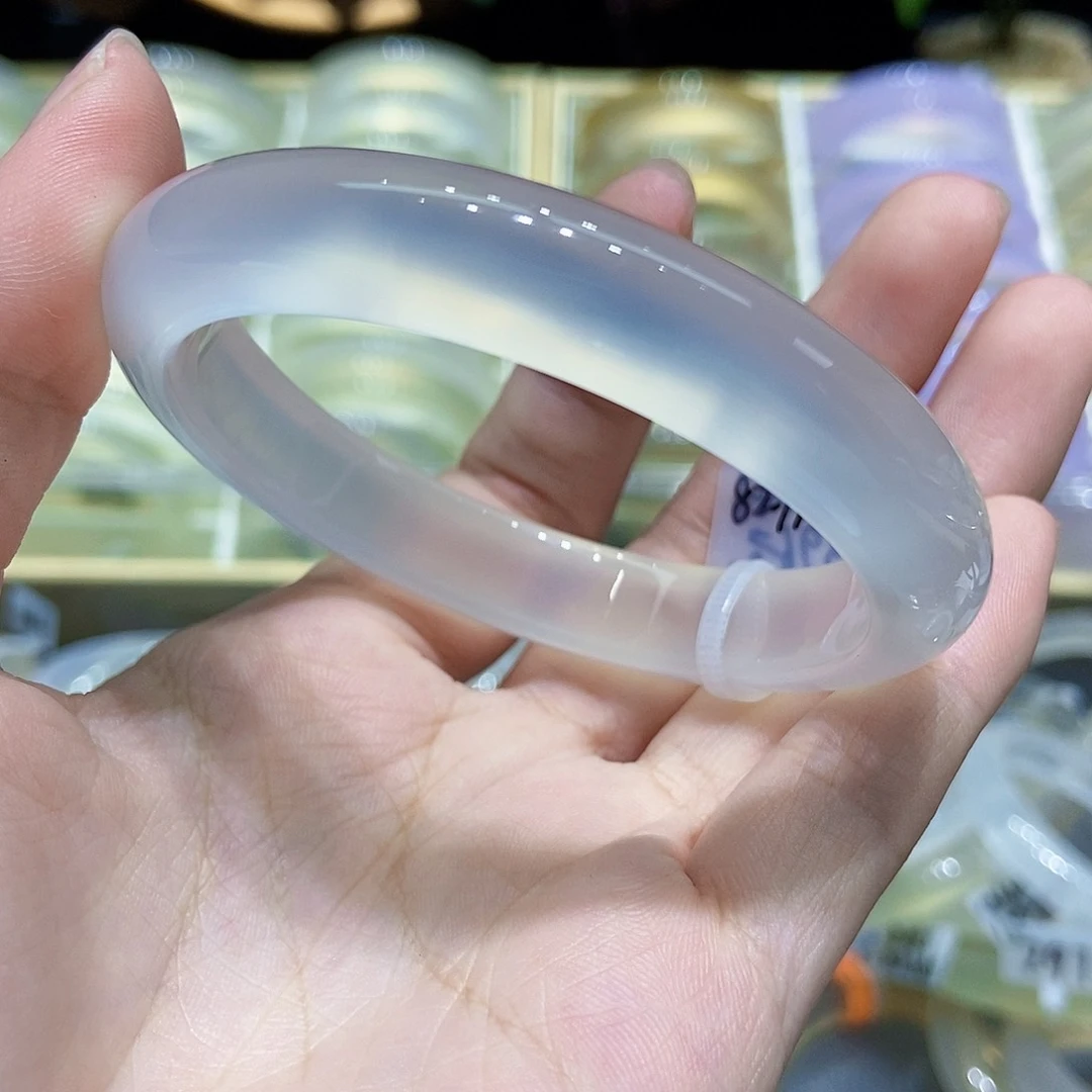 玛瑙/玉髓手镯未镶嵌010圈55.8
