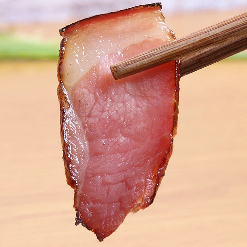 土猪烟熏后腿腊肉咸风干腊肉烟熏五花腊肉湖南湘西特产