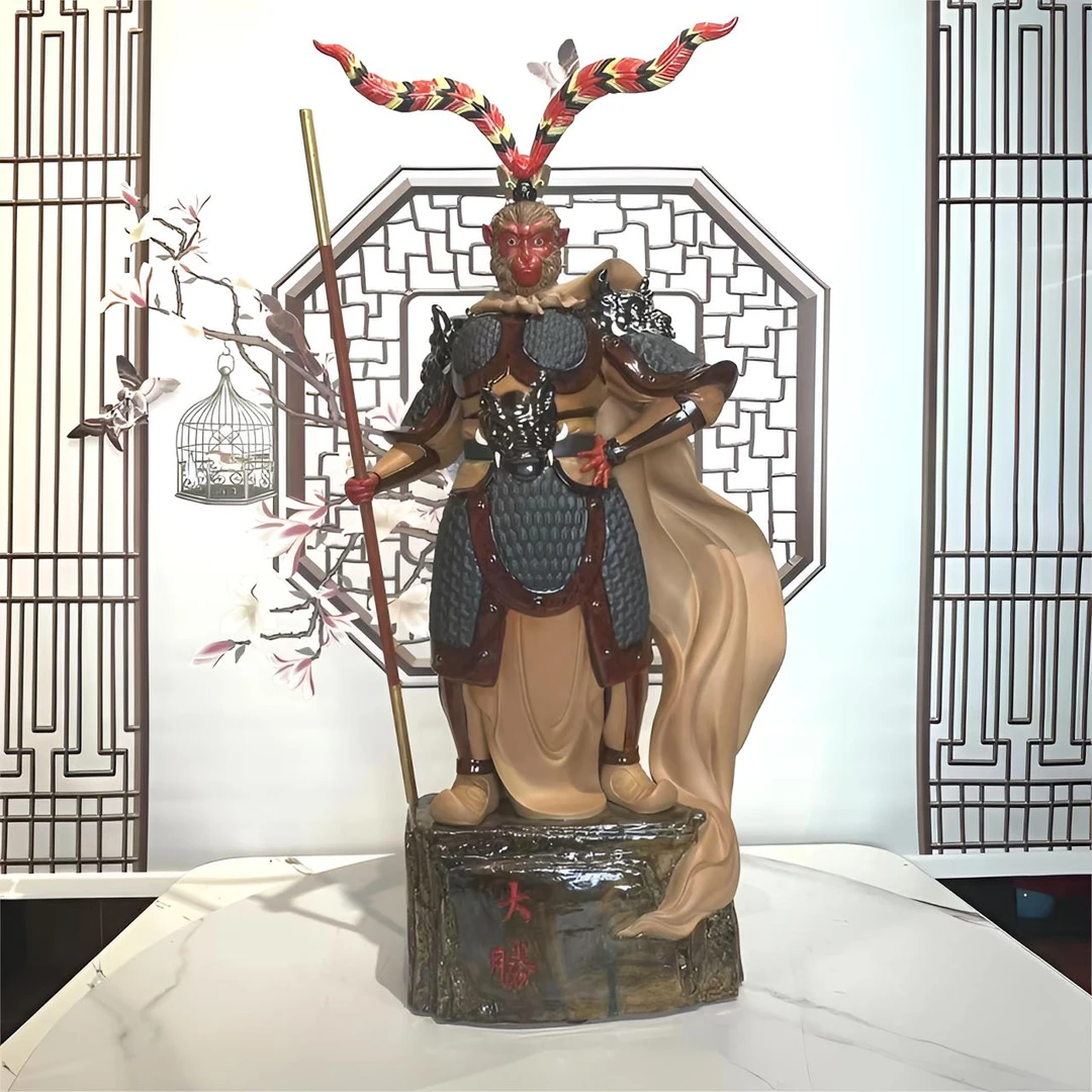 斗战胜佛孙悟空陶瓷摆件家居饰品玄关电视柜齐天大圣乔迁开业礼品