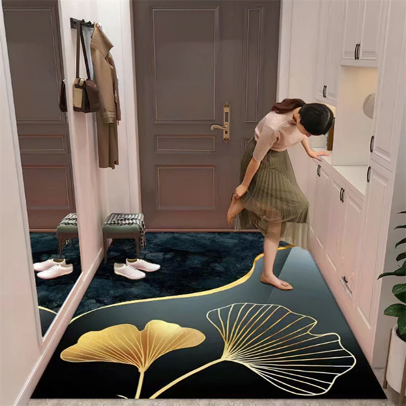 轻奢入户门口厅地垫玄关蹭泥进门脚垫家用垫吸水地垫门垫地毯垫子