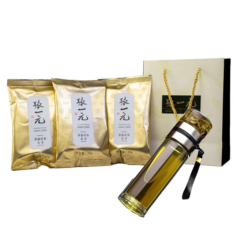 @冷萃【特级春雪·茶香味浓 浓香耐泡】张一元茉莉花茶春雪口粮茶袋