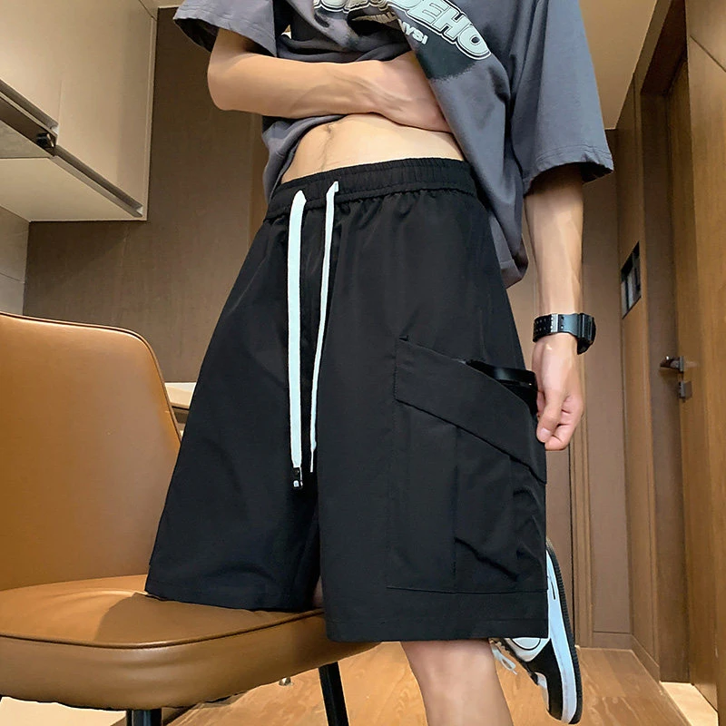 工装短裤男士夏季潮牌高街大口袋美式运动高端裤子休闲五分中裤潮