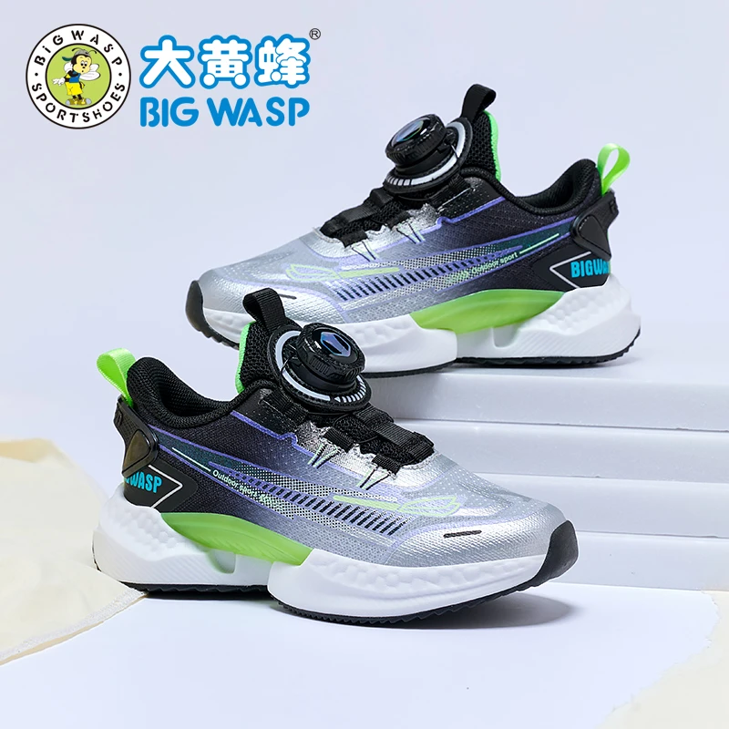 大黄蜂童鞋儿童透气运动鞋2025秋季新款软底男童跑步鞋男孩休闲鞋