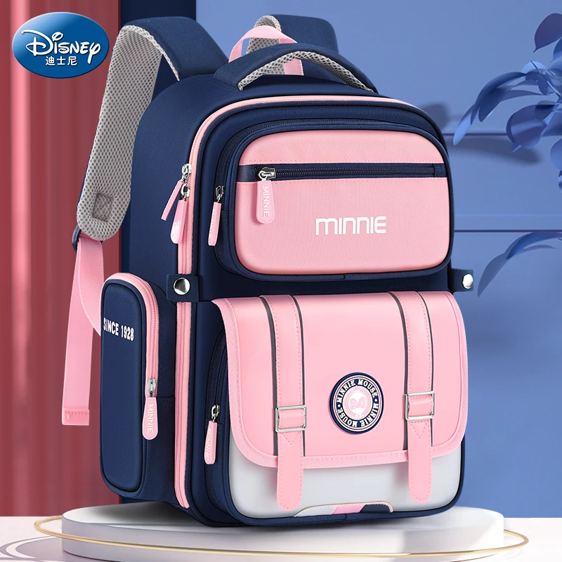 迪士尼书包女小学生减负护脊3一6年级三到六超轻1女童4女生2推荐5