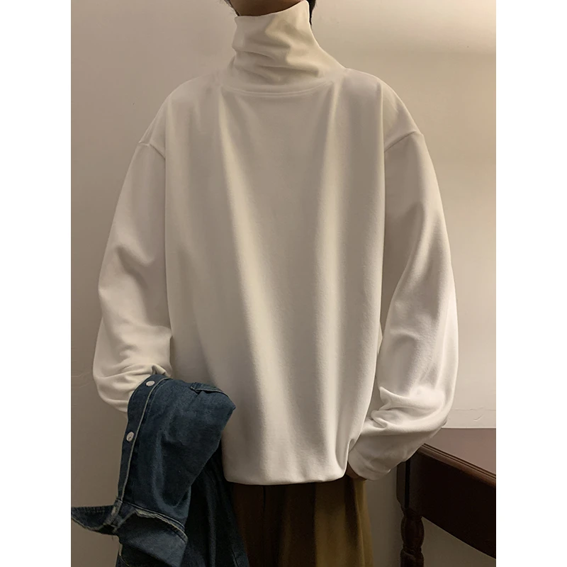 ppge破价打底衫冬季宽松百搭港风内搭秋冬上衣韩版半高领打底衫衬