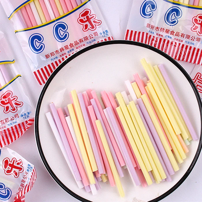 韩星cc乐吸管糖棒棒糖果8090后怀旧校园小时候的零食品儿时回忆