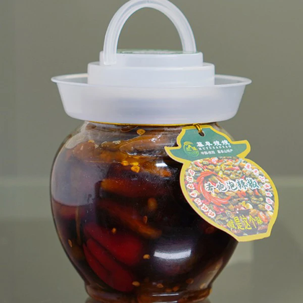 幕阜嫂嫂纯手工自制崇阳泡辣椒即食泡辣椒好吃下饭菜400克/瓶包邮