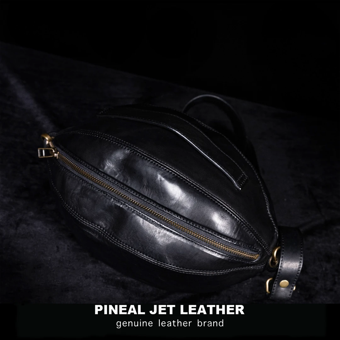 PJL日系复古休闲时尚运动个性潮流单肩斜挎橄榄球包K