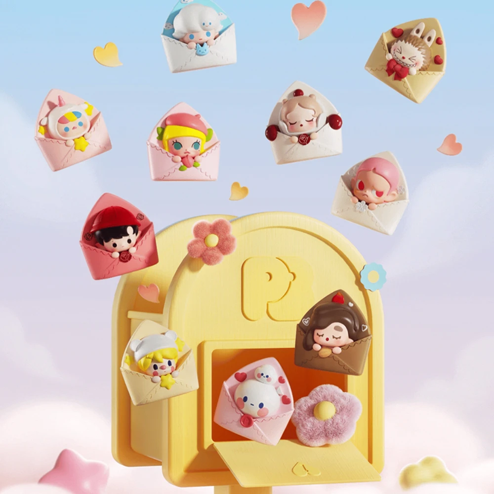 「明款」泡泡萌粒 情书萌粒 潮流玩具 可爱摆件 男孩女孩礼物可打孔