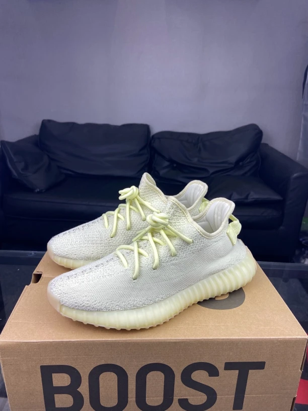 adidas休闲鞋Yeezy350黄油40.5码配盒95新中古潮流夏季椰子鞋