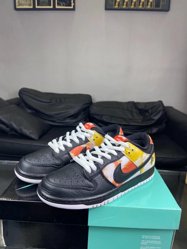 Nike休闲鞋外星人dunk sb41码原盒98新中古潮流低帮黑白