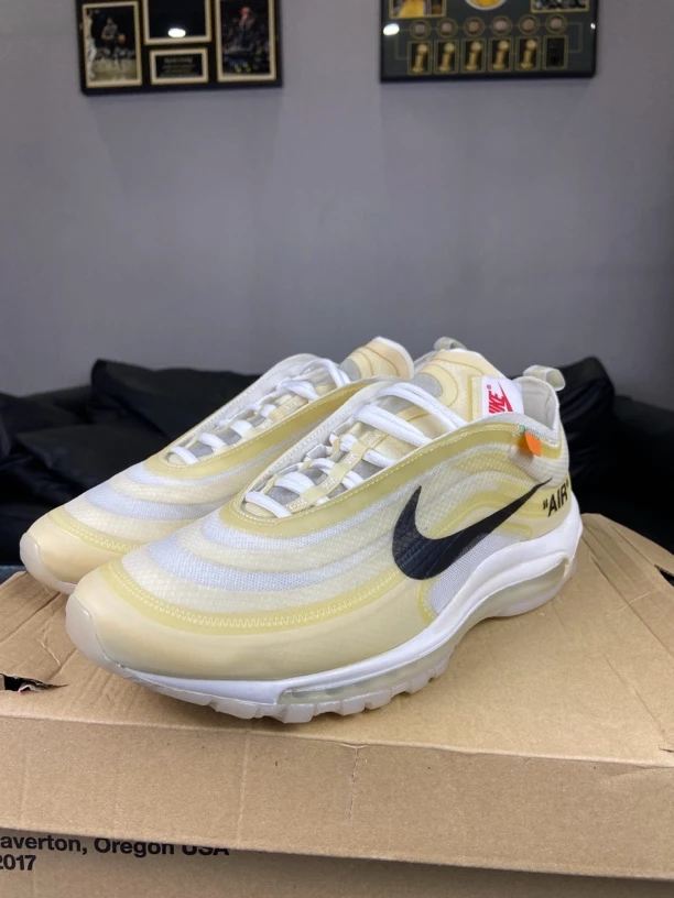 95新 NIKE/耐克 Nike休闲鞋OW Air max97 Theten系列43码原盒