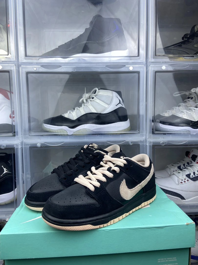 Nike休闲鞋黑粉dunk40.5码原盒95新