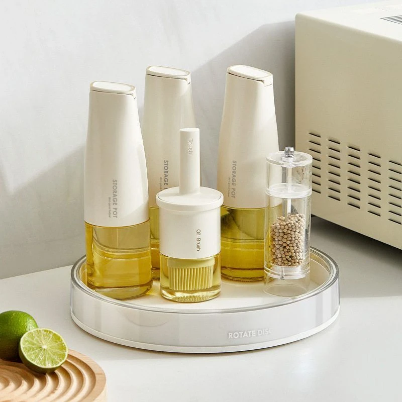 厨房旋转调料置物架家用台面多功能盐酱油瓶罐调味用品大全收纳盒