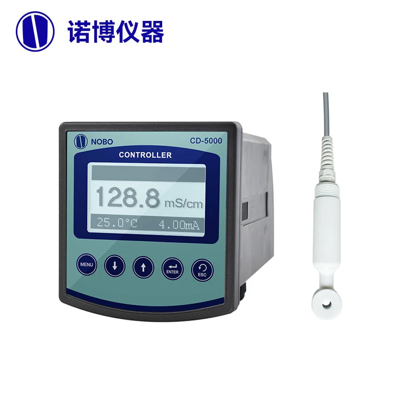 诺博工业在线高温感应式电导率防水测量仪TDS海水量程300ms