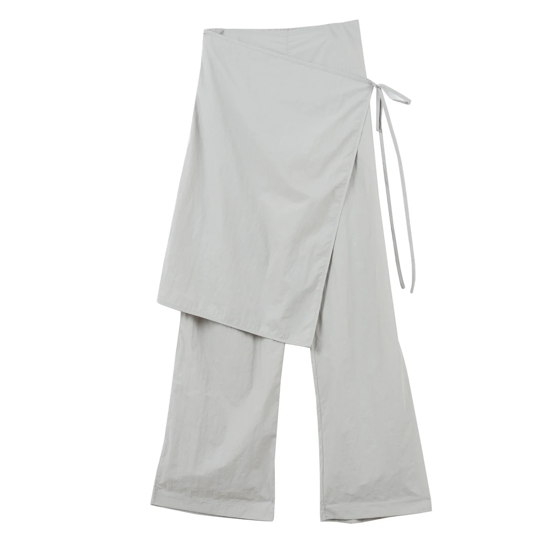 LYNIONE科技感 机能风 液态灰凉感休闲沙丘裤 P240400009