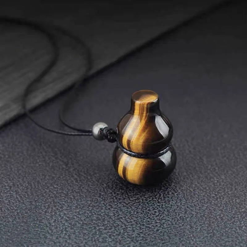 铜合金项链 复古创意葫芦吊坠项链新中式秋冬长款链-703