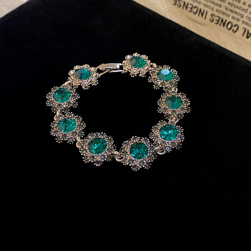 铜合金手链 经典小众复古重工优雅奢华宫廷风手链-803