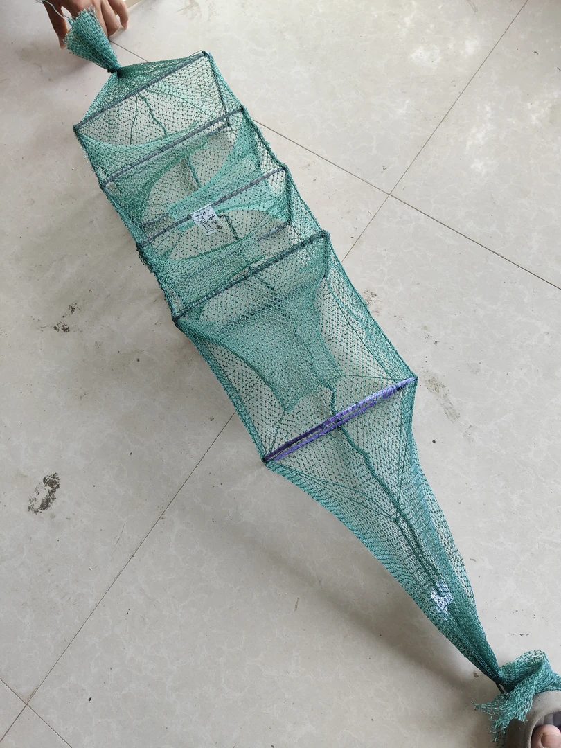 加厚折叠设计黄鳝笼泥鳅笼捕虾笼工具高效捕鱼实用地网批发鱼笼