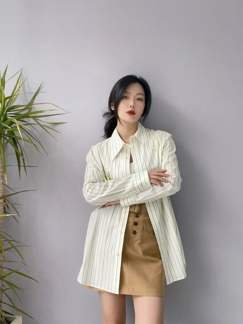 易缔媤衬衫D33490时尚休闲百搭