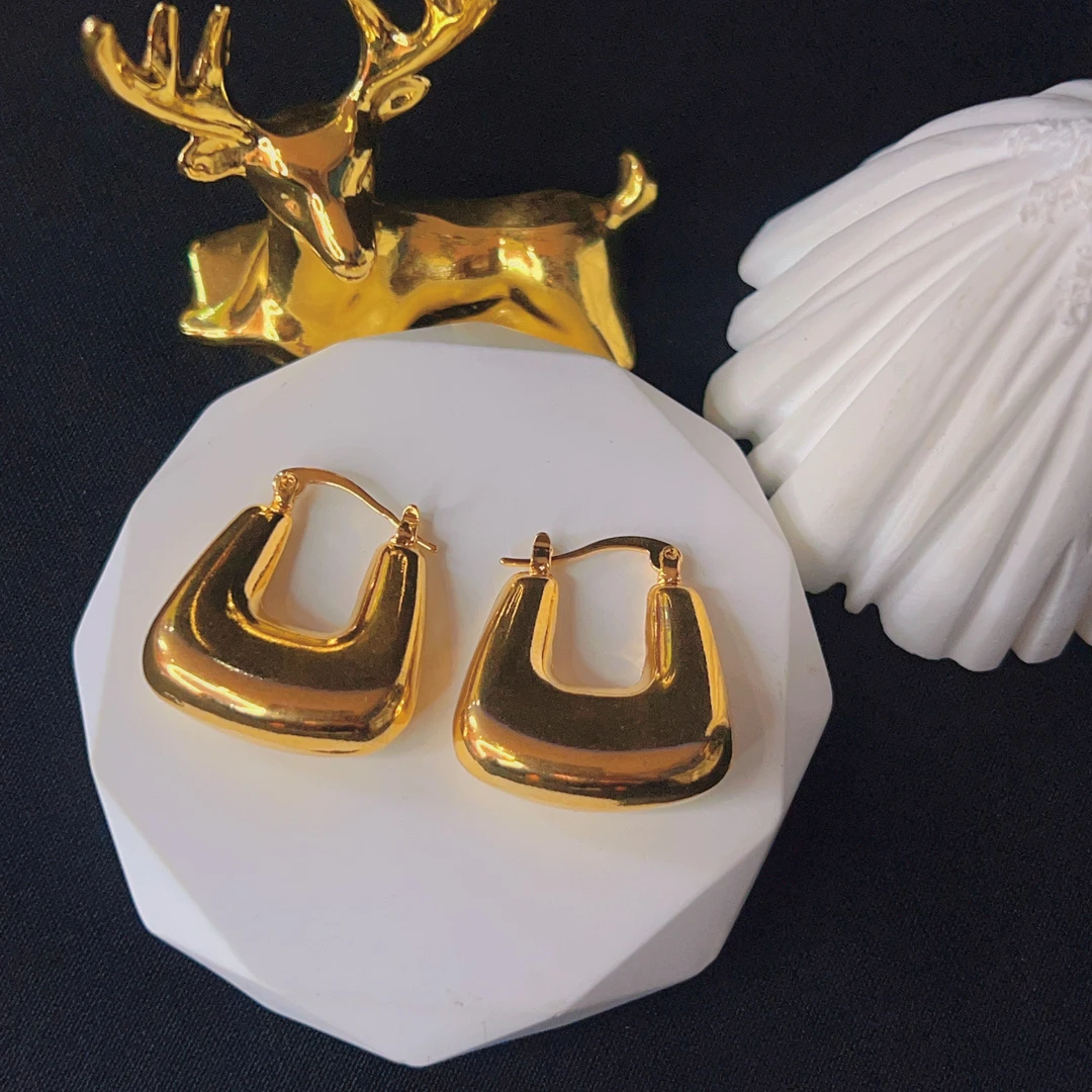 铜合金耳饰 哈尼西牧铜合金时尚耳环#0007415