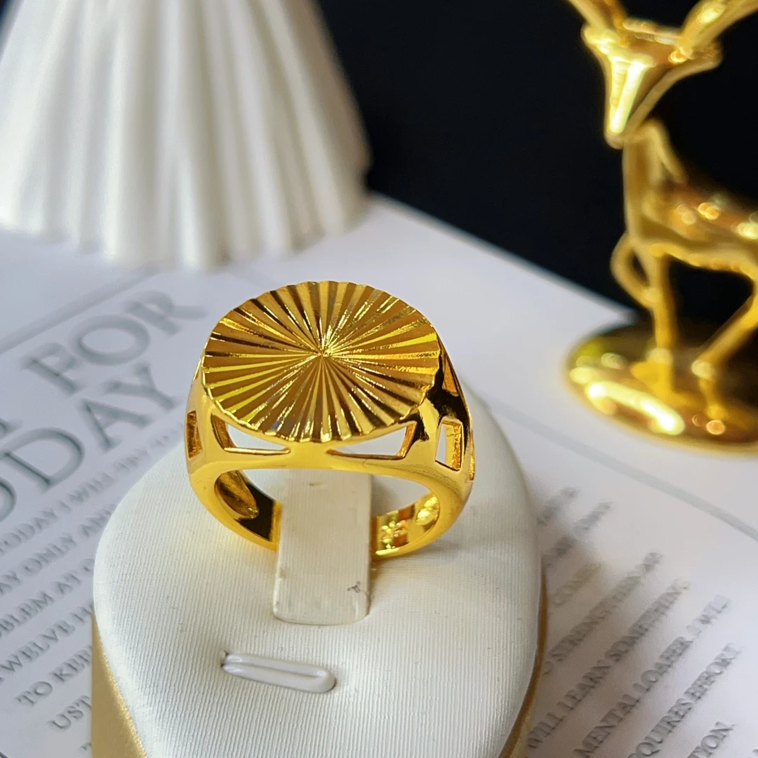 铜合金戒指 哈尼西牧铜合金时尚高端戒指#0006779