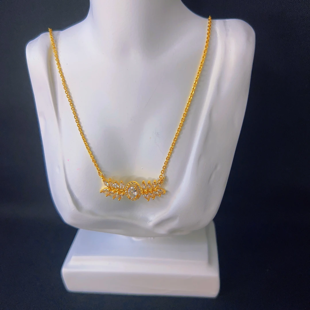 铜合金项链 哈尼西牧铜合金时尚项链#0007356