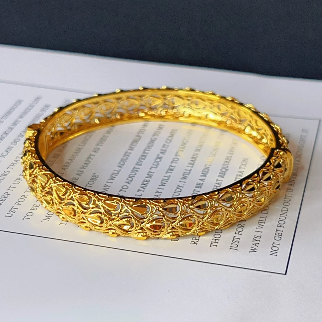 铜合金手镯 哈尼西牧铜合金时尚手镯#0007237